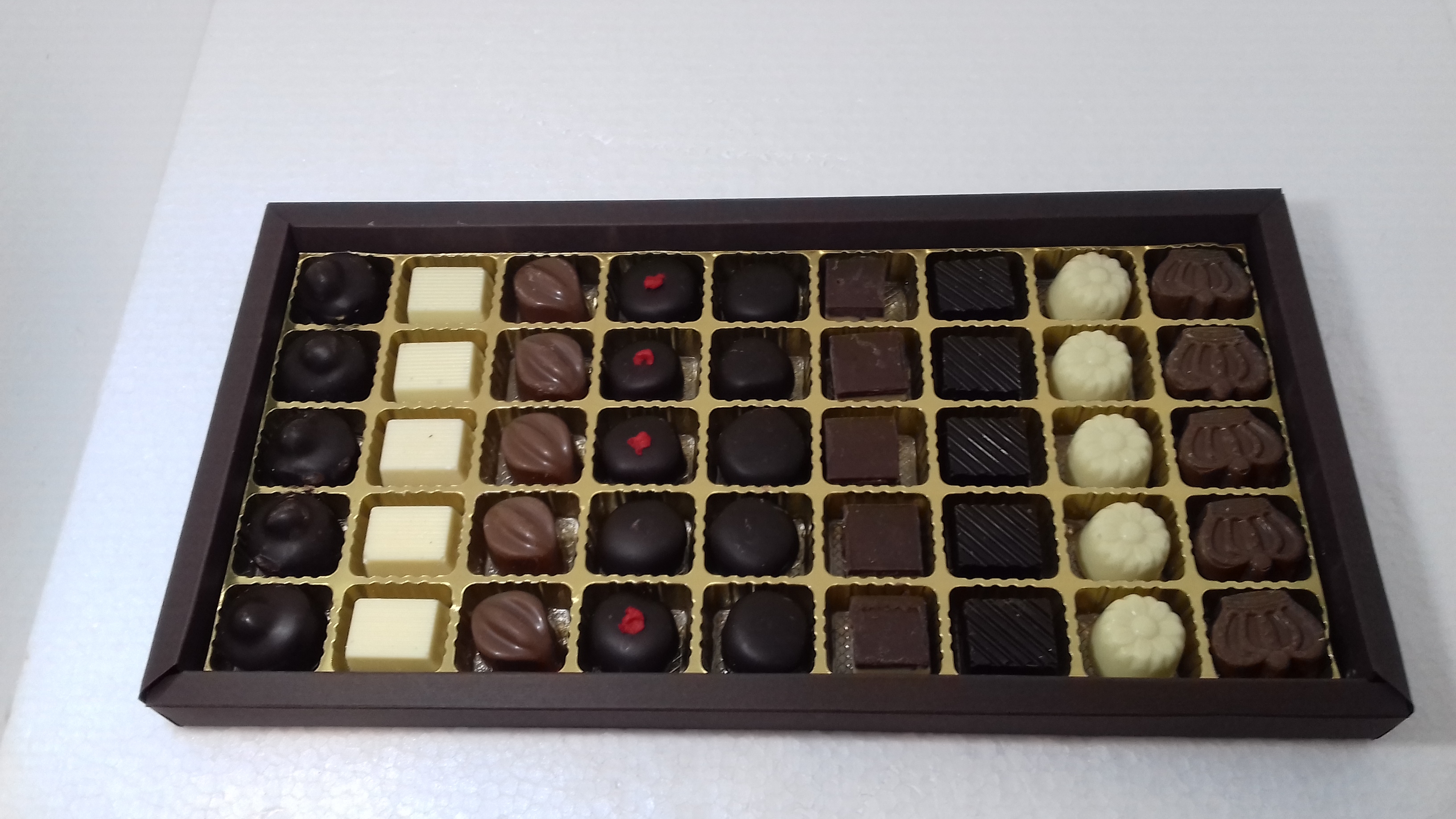 scatola rettangolare 45 cioccolatini