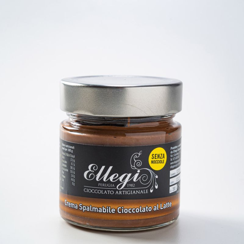 crema al latte senza nocciole