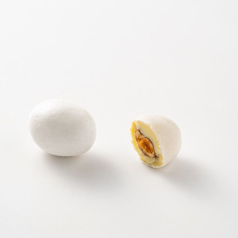 Dragées mandorla aromatizzata bianca